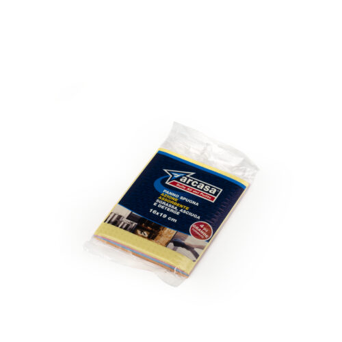 4 PANNI SPUGNA DOPPIA AZIONE 16x19