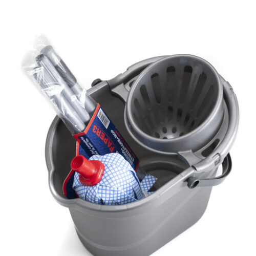 SECCHIO FAPERTRE CON STRIZ.+MOP+MAN. 3PZ.