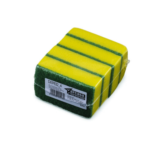 4 SPUGNE MH GIALLA CM. 4,5X10X15