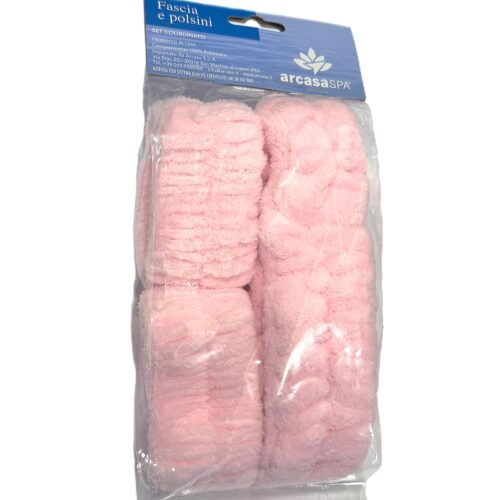SET FASCIA+POLSINI ROSA
