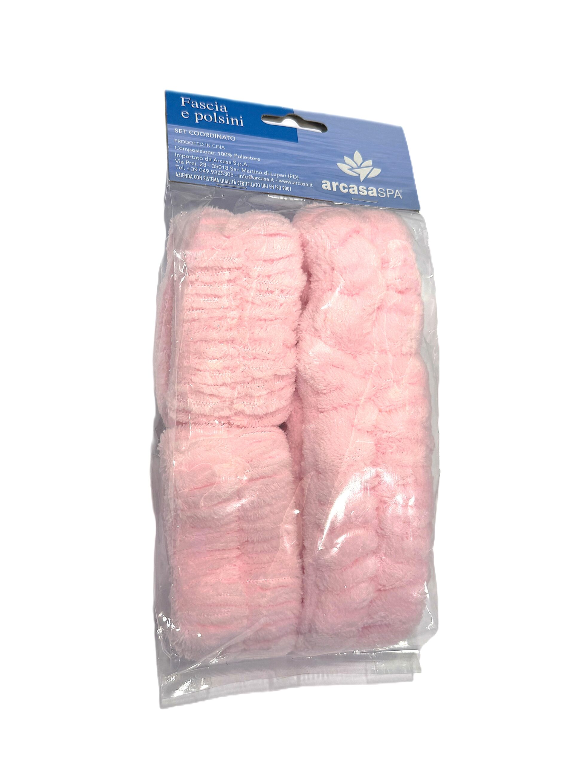 SET FASCIA+POLSINI ROSA
